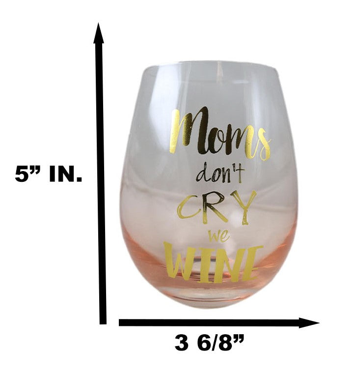 Mom, the Perfect Blend Stemless Wine Glass — Trudy's Hallmark