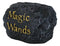 4 Assorted Wizards Witches Dragons Magic Wands With Faux Rock Holder Stand Set