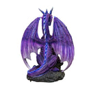 Dungeons And Dragons Giant North Star Purple Dragon at Rest Statue 4 .5Feet Tall