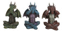 Dungeons And Dragons See Hear Speak No Evil Wise Dragons Set of 3 Figurines