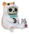 Furrybones Hammy Ribbon Hamster With Guinea Pig Skeleton Furry Bones Figurine