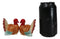 Autumn Festive Thanksgiving Dinner Turkey Hens Ceramic Salt And Pepper Shakers