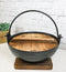 Aluminum Japanese Sukiyaki Shabu Nabe Personal Cooking Hot Pot With Trivet 8"D