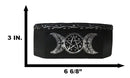 Wiccan Celestial Sacred Crescent Full Moon Triple Moons Decorative Trinket Box