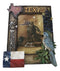 Rustic Western Patriotic Texas Mockingbird Windmill Bluebonnets Picture Frame