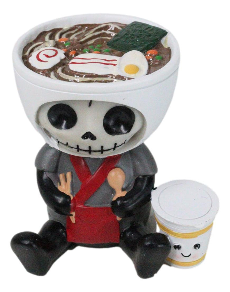 Furrybones Ramon Japanese Ramen Bowl Master Chef Skeleton Furry Bones Figurine