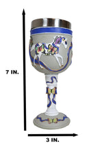 Trail Of Painted Ponies Earth Angels Pony With Butterflies Horse Wine Goblet