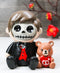 Mr Furrybones Vampire With Voodoo Bear Teddy Skeleton Furry Bones Figurine