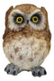 Wisdom Of The Forest See Hear Speak No Evil Great Horned Owls Mini Figurines Set