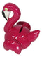 Whimsical Magenta Tropical Wading Bird Flamingo Money Piggy Coin Bank Figurine