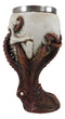 Marine Sea Cthulhu Octopus With Tentacles Wrecking Skull Wine Goblet Chalice