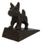 Rustic Cast Iron Whimsical Canine Scottish Terrier Dog Door Stop Stopper Wedge