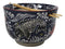 Blue Red And Black Koi Fishes Large 24Oz Donburi Ramen Bowl With Chopsticks Set