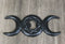 Cast Iron Black Wicca Triple Moon Goddess Pentagram Hand Bottle Cap Opener