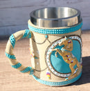 The Trail Of Painted Ponies Golden Jewel Turquoise Warrior Horse Tankard Mug