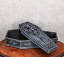 Gothic Alchemy Guardian Dragon Excalibur Sword Coffin Decorative Jewelry Box