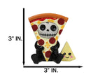 Furry Bones Whimsical Peppi Pizza With Cheese Skeleton Figurine Furrybones