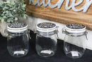 Kitchen Witch Alchemy Apothecary Curses Spells Tricks 6" H Glass Jars 3 Pc Set