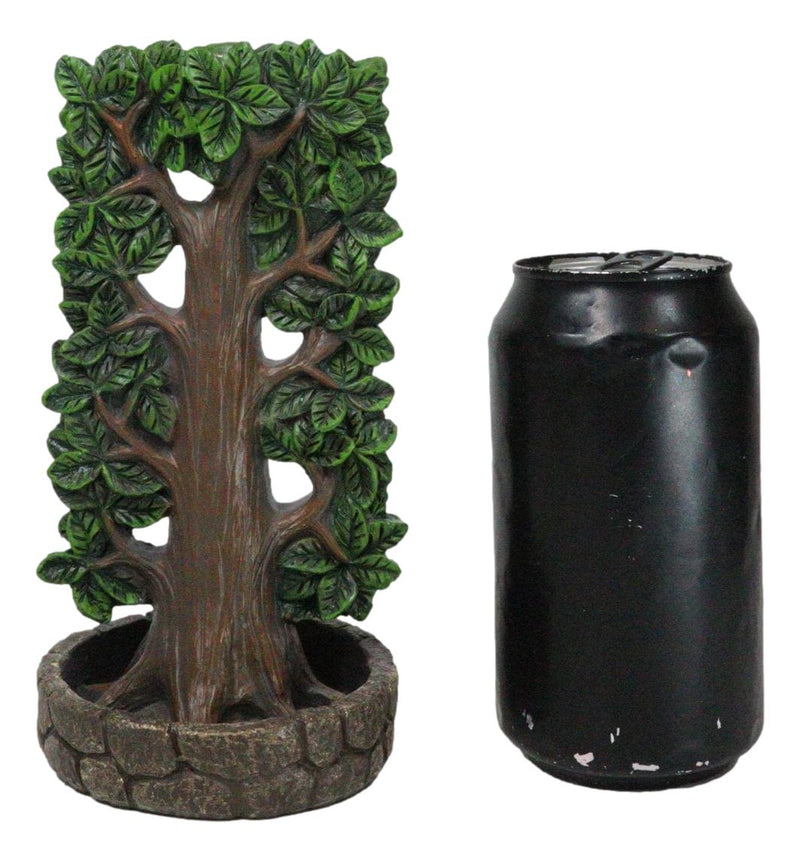 Ethereal Forest Crann Bethadh Celtic Tree of Life Backflow Incense Burner Decor