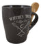 Wicca Sacred Moon Crossed Broomsticks Witches Brew Coffee Co Mug And Spoon Set