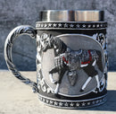 The Trail Of Painted Ponies Silverado Lone Star Scrollwork Horse Tankard Mug