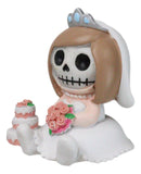 Set Of 2 Mr And Mrs Furrybones Bride Groom Wedding Skeleton Furrybones Figurines