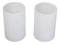 Ebros Pack Of 2 White Glass Cylinder Replacement For Oil Warmer Heating Bulbs