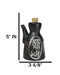 Matte Black Traditional Japanese Soy Sauce Dispenser Flask Tenmoku Porcelain Set