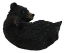 Whimsical Rustic Western Black Bear Cub Stretching Cell Phone Holder Figurine