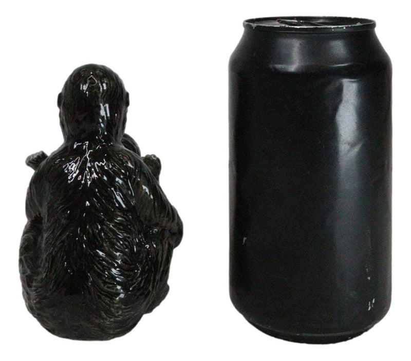 Jungle Rainforest Wildlife Gorilla Ape And Baby Ceramic Salt And Pepper Shakers