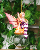 Autumn Cassia Bubble Rider Fairy Hanging Ornament Amy Brown Holiday Collection