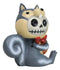 Furrybones Nibbles The Squirrel Voodoo Skeleton With Acorn Figurine Collectible