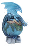 Celestial Solar Galaxy Planet Earth Terrestrial Guardian Blue Dragon Figurine