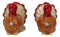 Autumn Festive Thanksgiving Dinner Turkey Hens Ceramic Salt And Pepper Shakers