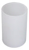 Ebros Pack Of 2 White Glass Cylinder Replacement For Oil Warmer Heating Bulbs