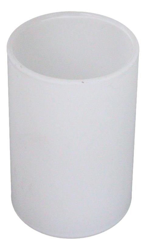 Ebros Pack Of 2 White Glass Cylinder Replacement For Oil Warmer Heating Bulbs