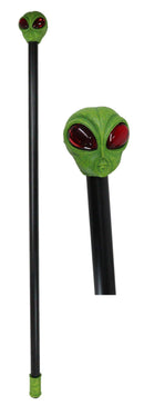 Green Roswell UFO Alien Extra Terrestrial Decorative Cosplay Prop Swagger Cane