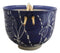 Auspicious Blue Tombo Dragonfly Ceramic Donburi Ramen Bowl With Chopsticks Set