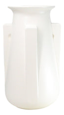 Ebros Teco Art Pottery by Frank Lloyd Wright Matte Vase (Buttress 4 - White)