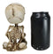 Gothic Macabre Grinning Grave Squatter Skeleton Skull Bobblehead Figurine