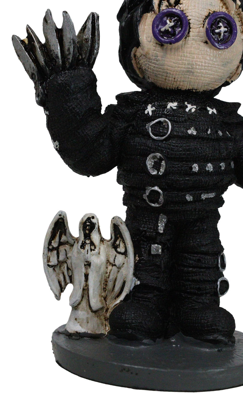 Pinheadz Monster Edward Scissorhands With Voodoo Stitches Death Angel Figurine