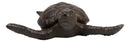 Rustic Cast Iron Sea Turtle Decorative Secret Key Concealer Trinket Box Figurine