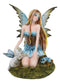 Celestial Nova Starlight Tribal Fairy FAE with Pixie Cat Home Decor Figurine