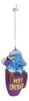 Ruth Thompson Blue Dragon in Hot Chocolate Cup Christmas Tree Hanging Ornament