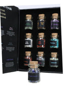 Witchcraft Crystals for Spells Crystal Variety Chip Bottle Set of 12 Book Case