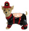 Happy Birthday Fireman Frank In Fire Gear Dog Ceramic Tea Light Candle Holder