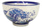 Pack Of 4 Blue Japanese Hokusai Great Wave Design Ceramic Thick Large Rice Bowls