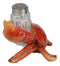 Nautical Marine Red Stone Crab Salt and Pepper Shakers Holder Figurine Set