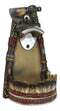 Southwestern Feathers With Turquoise Hand Axe Tribal Indian Wall Bottle Opener