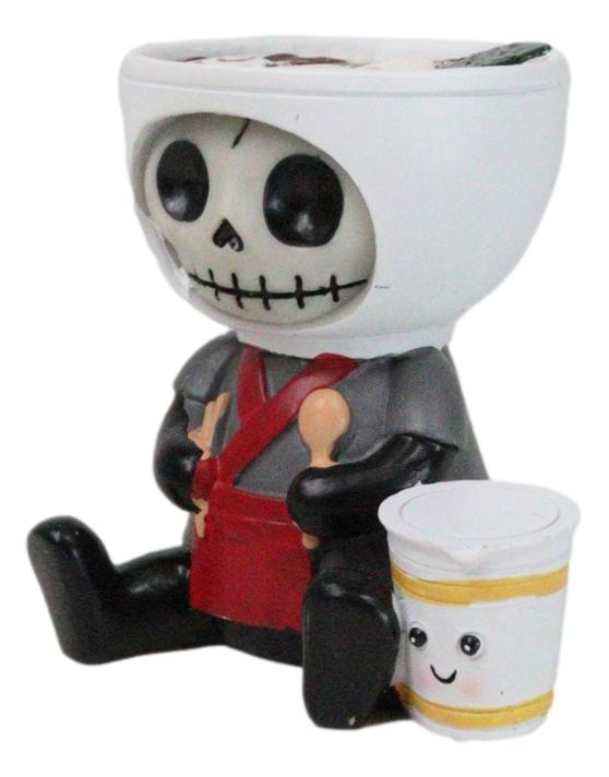 Furrybones Ramon Japanese Ramen Bowl Master Chef Skeleton Furry Bones Figurine